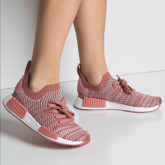 womens adidas nmd r1 stlt primeknit athletic shoe